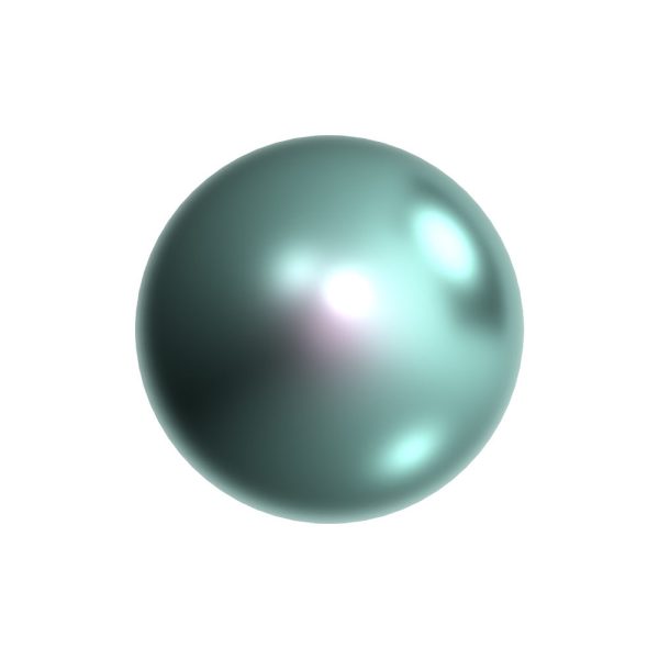 PRESTIGE Crystal, #5810 Round Pearl 5mm, Crystal Iridescent Light Turquoise, (1 Piece) Online Hot Sale