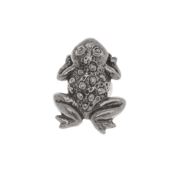 Green Girl Studios Button, Frog 19mm, 1 Piece, Pewter Online
