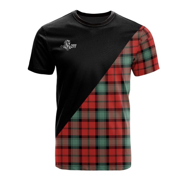Kerr Ancient Tartan - Military T-Shirt For Cheap