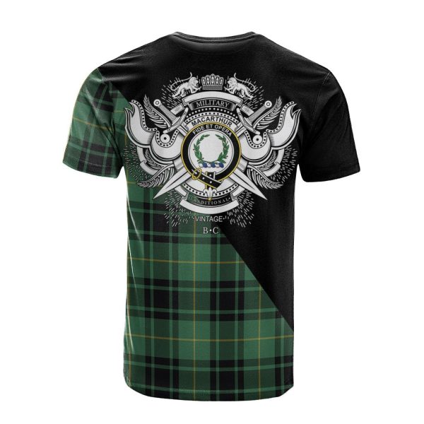 MacArthur Ancient Tartan - Military T-Shirt Hot on Sale - Image 2