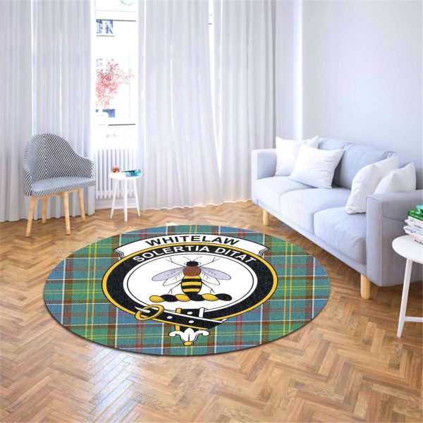 Whitelaw Tartan Crest Round Rug on Sale - Image 4