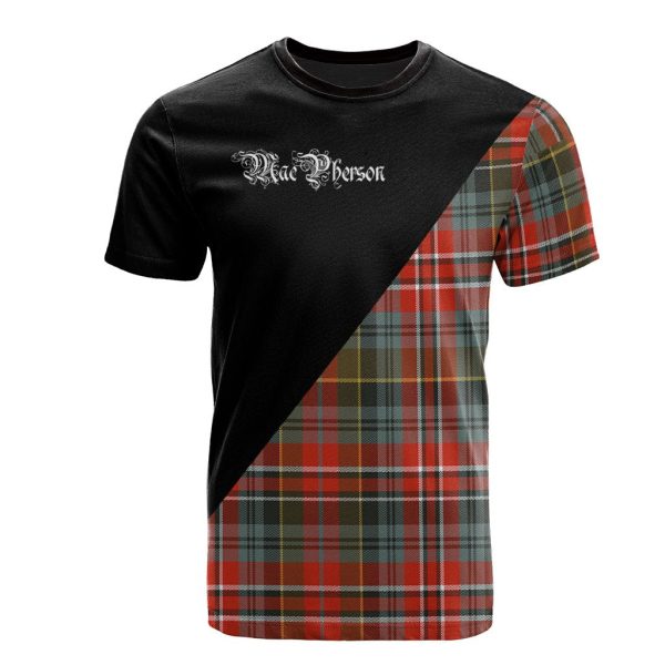 MacPherson Weathered Tartan - Military T-Shirt Fashion