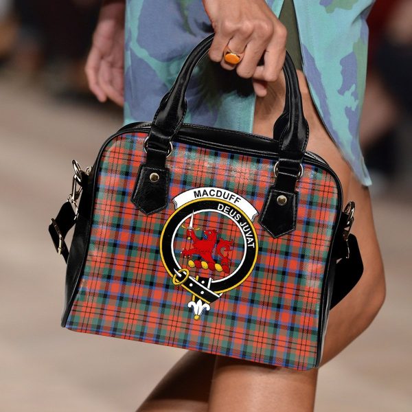 Macduff Ancient Tartan Crest Shoulder Handbag Supply