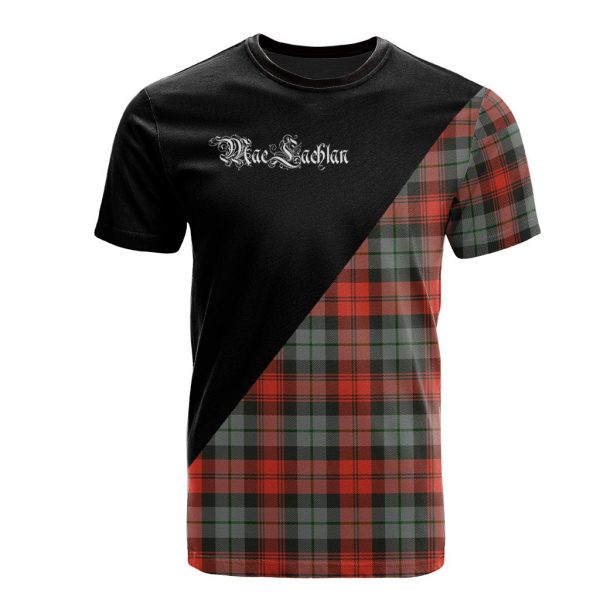 MacLachlan Weathered Tartan - Military T-Shirt on Sale
